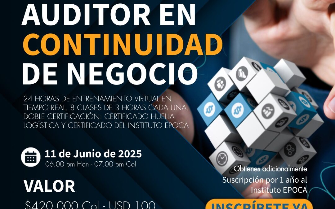 Ficha 501-25 Auditor interno Continuidad de negocio Iso 22301