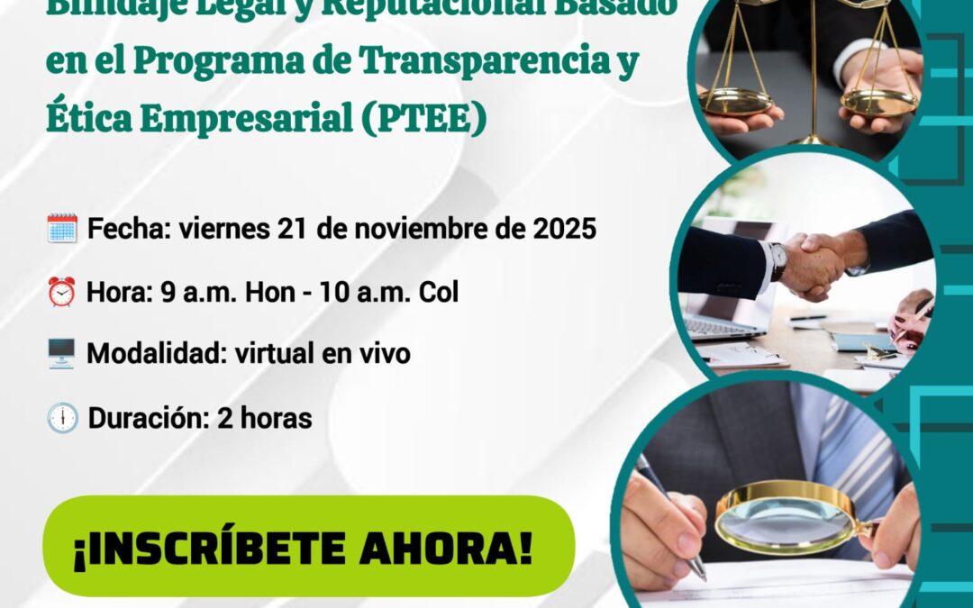 Ficha 1101-25 ¡GRATIS! Workshop Blindaje Legal y Reputacional (PTEE)