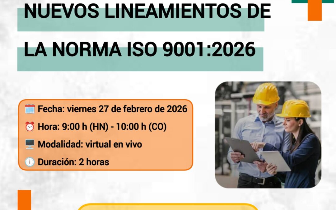 Ficha 203-26 ¡GRATIS! Workshop Nuevos Lineamientos de la Norma ISO 9001:2026