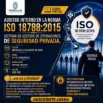 Ficha 802-26 HN – Auditor Interno en la Norma ISO 18788:2015 – Sistema de Gestión de Operaciones de Seguridad Privada.