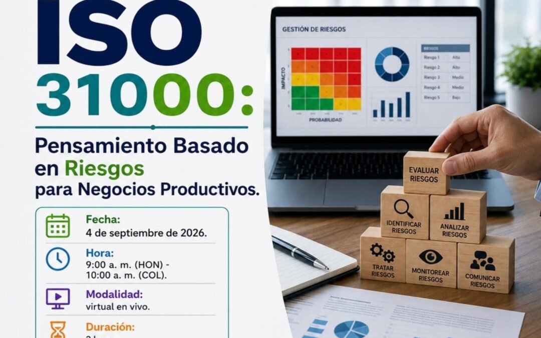 Ficha 901-26 ¡GRATIS! Workshop ISO 31000: Pensamiento Basado en Riesgos para Negocios.