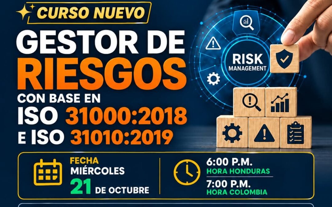 Ficha 1004-26 Gestor de Riesgos con base en ISO 31000:2018 e ISO 31010:2019